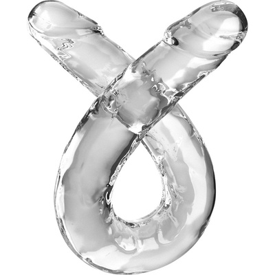 ostatní Двустранно дилдо 18" прозрачно