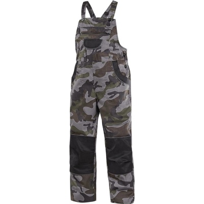 CXS CAMO / Dětské zahradníky kalhoty s laclem maskáčová