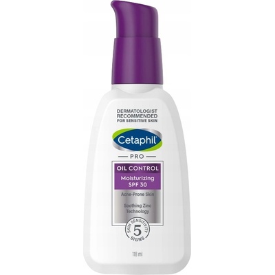 Cetaphil DermaControl hydratačný zmatňujúci krém SPF 30 118 ml
