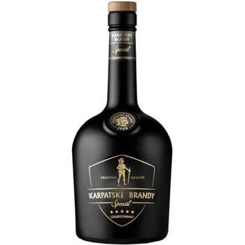 Karpatské Brandy Špeciál Chardonnay V.S.O.P. 42% 0,7 l (čistá fľaša)