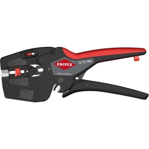 KNIPEX Клещи заголващи автоматични NexStrip, синьо-червена ръкохватка 190мм, - K1272190 (K1272190)