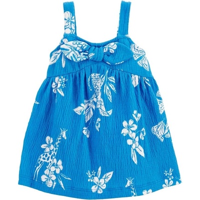 CARTER'S Šaty Blue Floral dievča