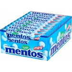 Mentos Дъвчащи ментови бонбони Mentos Mint в кутия 40 x 38 г