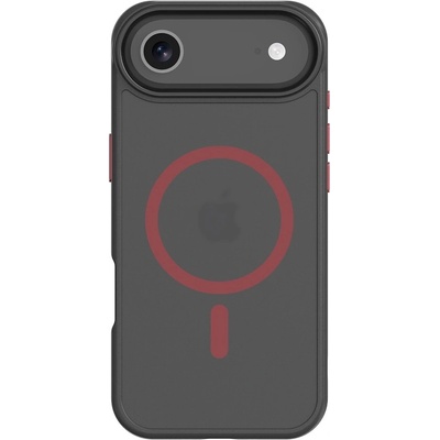 Tactical Хибриден удароустойчив кейс с MagSafe за iPhone 17 Air - Tactical MagForce Hyperstealth 2.0 Cover (черен-червен) (57983126610)
