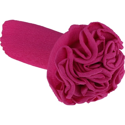 Krepový kornout 25cm x 2,5m 570-FUCHSIOVÁ