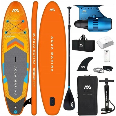 Paddleboard SUP AQUA MARINA Go Turbo 320 cm + elektrický motor BlueDrive S