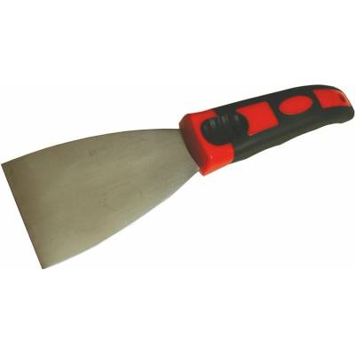Špachtle nerezová, pogumovaná ergonomická rukojeť 100 mm | Extol Craft (305926)