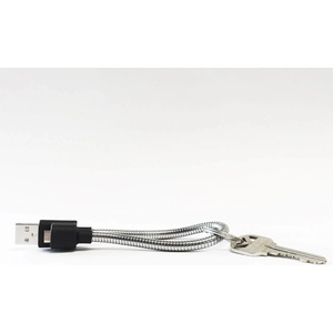 Fuse Chicken Стоманен MicroUSB кабел (ключодържател) за устройства с MicroUSB - Fuse Chicken Titan Loop M (25 см. )