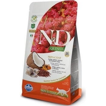 N&D GF Quinoa Skin & Coat Herring & Coconut 1,5 kg