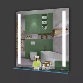 Lidiya Mirror Огледало за баня LED осветление и рафт LM Aurora Blink 600×450мм