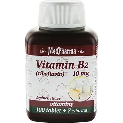 MedPharma Vitamín B2 10 mg 107 tabliet