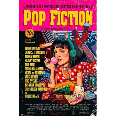 Plakát, Obraz - Pop Fiction, 61 × 91.5 cm