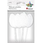 TITANUM Fabric sheet on wire 10pcs white