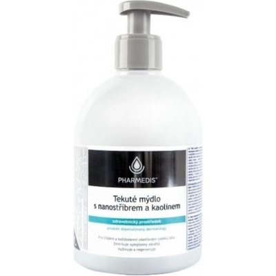 Pharmedis tekuté mydlo s nanostriebra a kaolínom 500 ml