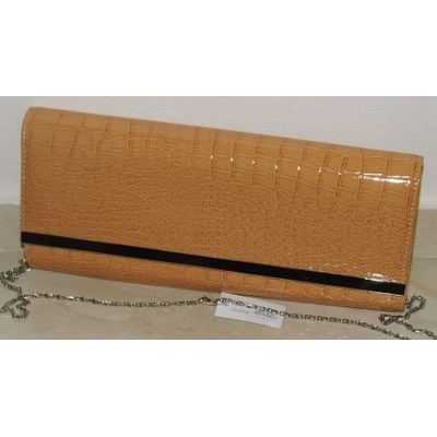 Kabelka psaníčko bag crossbody VVZ-037 oranžová/krémová