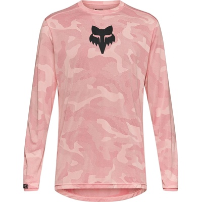Мъжка фланелка с дълъг ръкав за колоездене FOX Racing Ranger Tru Dri L/S Jersey Cycling jersey - Berry - размер M (056-3243-1012)