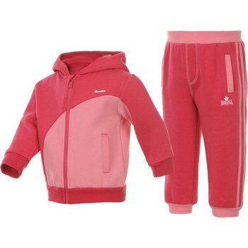 Lonsdale 3 Piece Baby jogger suit Hot pink Ltpink