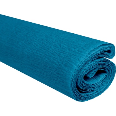 Krepový papier tyrkysovo modrý 0,5x2m C24 28 g/m2