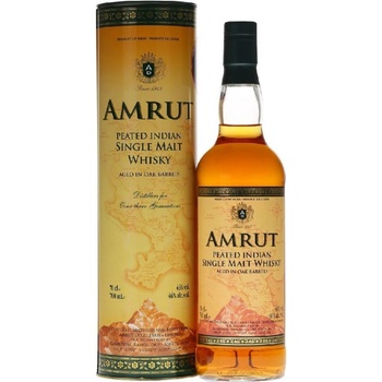 Amrut Peated Indian Single Malt Whisky 46% 0,7 l (tuba)