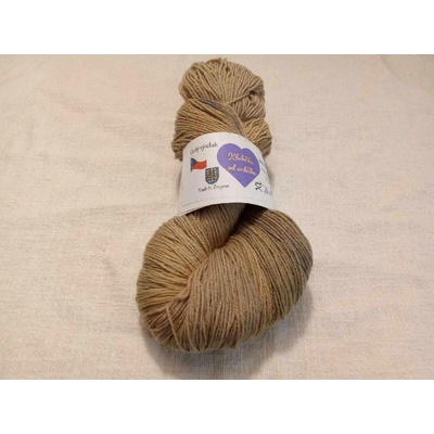 Organic merino Bílá káva