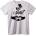 NOONEBRAND Тениска Кой е Coon? Мустаци - XL, Black