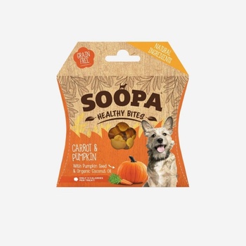 Soopa rastlinné pamlsky pre psov Healthy Bites Mrkva a tekvicové semienka 50 g