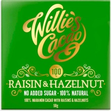 Willie's Cacao Raisin & Hazelnut 100% 50 g