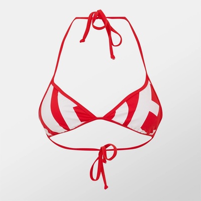 Diesel Бикини DIESEL Women's Triangle Cup Adjustable Tie Bikini - Red