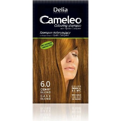 Delia Cosmetics Cameleo Coloring Shampoo tónovací šampon na vlasy odstín 6.0 Dark Blonde 40 ml