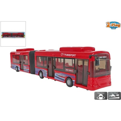 2-Play Traffic autobus 39 cm volný chod