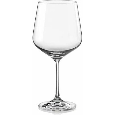 Crystalex CZ BOHEMIA SANDRA POHÁR NA BURGUNDY 6 x 570 ml