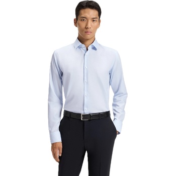 HUGO BOSS Риза с дълъг ръкав Boss Men's P Hank S Kent Long Sleeve Oxford Shirt - Blue