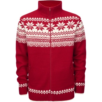 Image 1 of Brandit Пуловер Brandit Norwegian със закопчаване с цип, червен (5030.38)