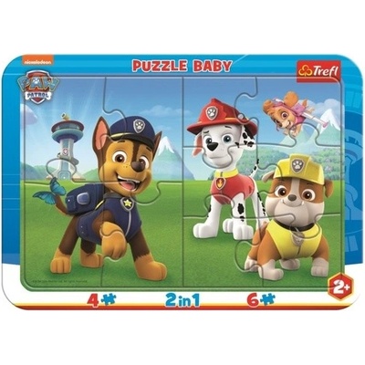 Baby puzzle Šťastná Tlapková patrola 2v1