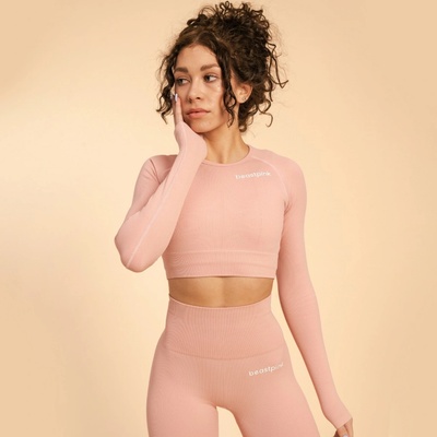BeastPink Dámske tričko Hyper Crop Top Pink