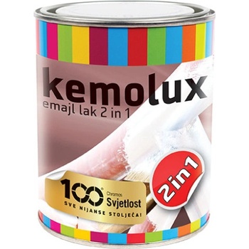 Kemolux 2v1 Jednovrstvová antikorózna farba 0,75 L dopravná čierna
