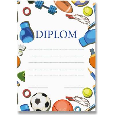 Baloušek Diplom A5 sportovní hry BD059