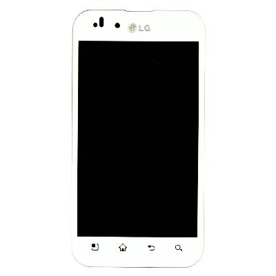 Dotyková deska LG Optimus Black P970 White bílá