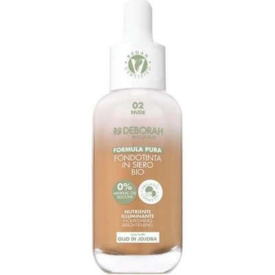 Deborah Milano Formula Pura make-up s Aloe Vera a vitaminem C Nude 02 Beige 30 ml
