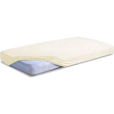 Matex Prostěradlo froté Premium krémové 70x140