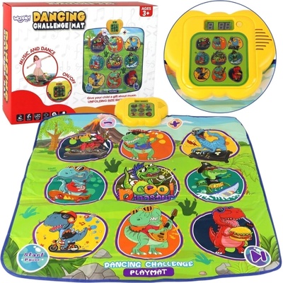 Woopie Hudobná tanečná podložka Dinosaury