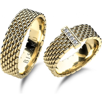 Bisaku Snubní Tenzin BIS BD22G Žluté zlato