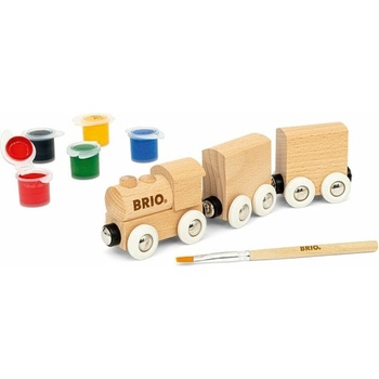 Brio 36006 Kreatívna súprava vláčika a maliarskych potrieb