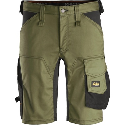 AllroundWork Snickers Workwear kraťasy Stretch khaki