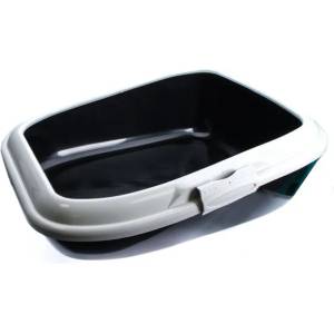 Ferplast Тоалет за котки MODERNA - черен - 56 x 43, 5 x 19 см