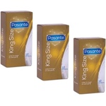 Pasante 36 бр. (3x12 бр. ) Големи презервативи Pasante King Size 60 mm - sexo