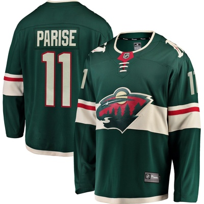 Fanatics Dres Minnesota Wild #11 Zach Parise Breakaway Alternate Jersey
