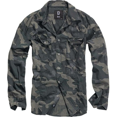 Brandit košile slim dark camo 4005-4