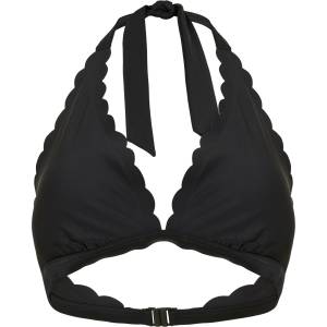 Zoggs Scallop Halter Top Womens - Black