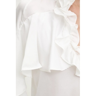 ANSWEAR блуза с волани дамска с вискоза (WW25-BDD01W)